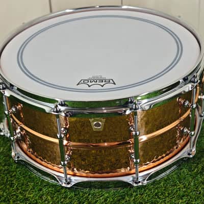 ⚡Ludwig Copper Phonic Hammered 14"X6.5" Snare Drum⚡ image 5