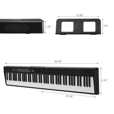 🎹88 Key Electric Piano / Keyboard +USB MIDI +Microphone!🎹 image 6