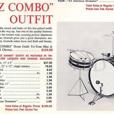 Gretsch Roundbadge Jazz Combo Snare '60 (Rare!) image 8