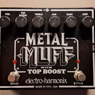Electro-Harmonix Metal Muff Distortion with Top Boost 2006 - Present - Black image 2