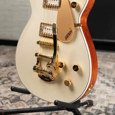 Gretsch Electromatic Pristine LTD Jet Single-Cut With Bigsby Electric Guitar - White Gold - Demo image 4