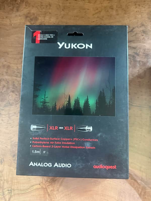 Audioquest  Yukon 1.5M XLR (Single Cable) image 1