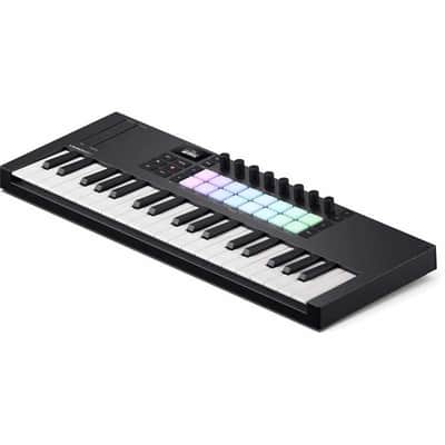 NOVATION LAUNCHKEY-MN37-MK4 Mk4 - Clavier maitre 37 mini-touches, 16 pads, 8 encodeurs, écran OLED image 4