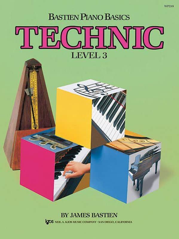 Bastien Piano Basics: Level 3 - Technic Book, KJOS Publishing image 1