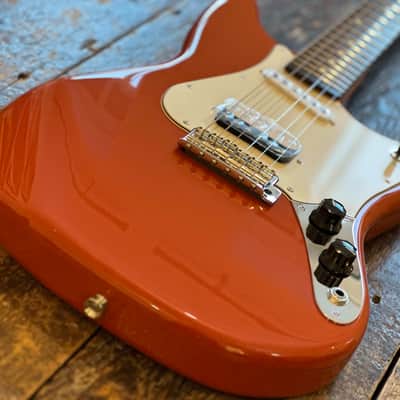Fender Japan Limited Edition MIJ Cyclone Fiesta Red w/ Docs MIJ image 3