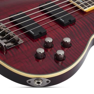 Schecter SCH.2041 Omen Extreme-5 Dark Cherry Bass image 8