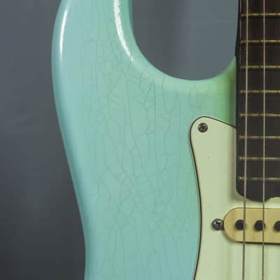 2019 Schecter USA Custom Shop Nick Johnston Trad-USA “Wembley” Atomic Frost image 3