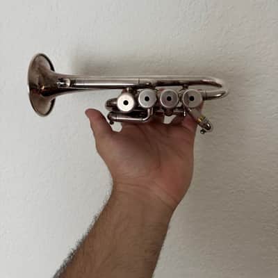 Yamaha Custom 9810 Silver Plated Bb/A Piccolo Trumpet image 7