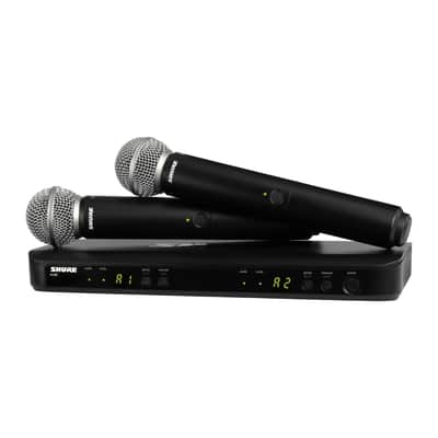 Shure BLX288/SM58 Dual-Channel Wireless Microphone System-J11 *USA Small Business* image 1