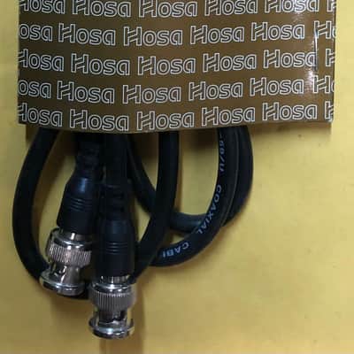Hosa BNC-59-106 BNC to Same 75-Ohm Coaxial Cable - 6' - Black image 3