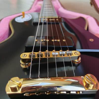 Epiphone Inspired by "1955" Les Paul Custom Outfit 2016 - 2019 - Aged Gloss Ebony image 7