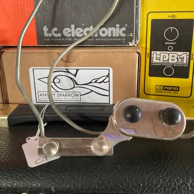 MIJ Vintage “Monkey On A Stick” Adjustable Archtop Pickup 1960s? - Chrome image 2