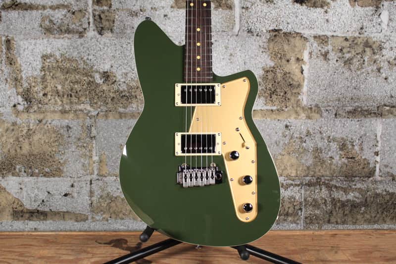 Reverend Jetstream HB with Rosewood Fretboard Army Green image 1