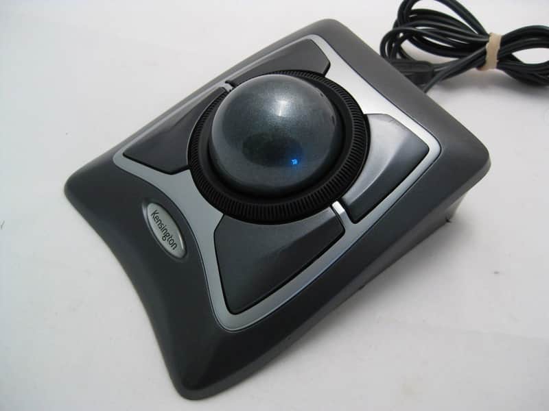 Kensington Expert Trackball USB Mouse #K64325 Scroll Wheel Black/Silver image 1