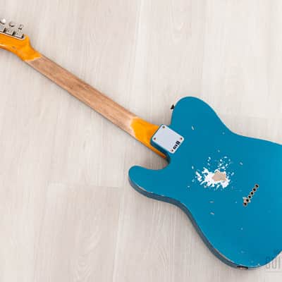 2025 Fender Custom Shop 1963 Telecaster Heavy Relic Ocean Turquoise w/ Case, CoA image 11