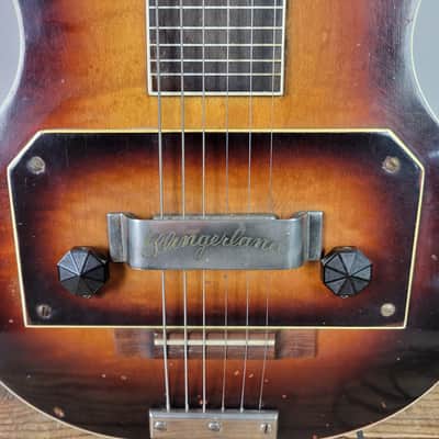 1930's Slingerland Songster 400 Lap Steel Squareneck - Sunburst With OHSC image 9