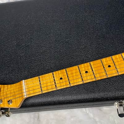 NEW! Fender Custom Shop Flamethrower Telecaster Custom - NOS - Modern Specs - Texas Special Pick-Ups - AAAA Flamed Neck - Shell Pink - Authorized Dealer - 7.5lbs - G07105 image 9