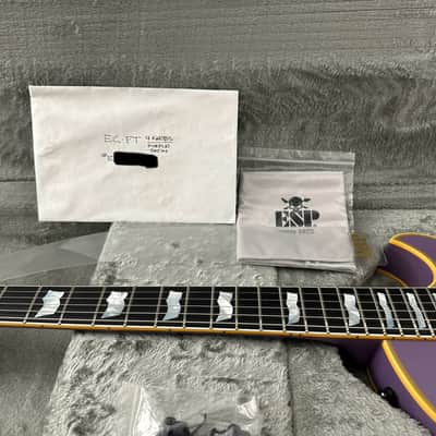 2021 ESP Eclipse CTM I FT Reversed Flag Inlays - Purple Satin (One and only) Mint/Like B-New! image 21