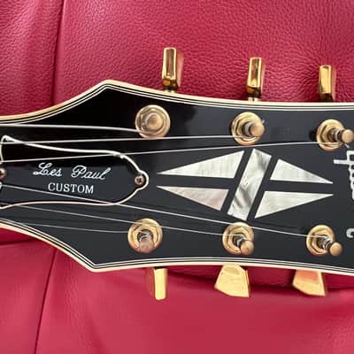 Gibson  Les Paul Custom  1979 maple fretboard fretless wonder Black gold image 13