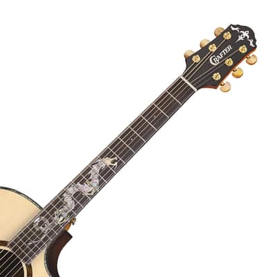 Crafter KDG-036 SR Premium Cutaway Top Back Solid L.R. Baggs Acoustic Guitar image 4