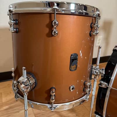 ~RARE!~ Mapex Black Panther Design Lab 3-Piece 12/14/20 Versatus Drum Kit Set in Transparent Copper Lacquer (Rm4) image 5