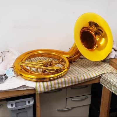 Conn 20k conn Dark gold BBb Sousaphone overhauled image 8