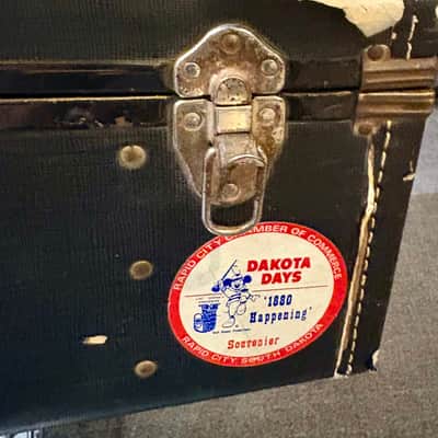 Ludwig Original Vintage Suite Case Snare Drum Case, Yellow/Gold Badge, Keystone Era 1960s! image 4