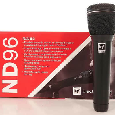 Electro-Voice ND96 Dynamic Supercardioid Vocal Microphone ND-96 w/ Bag + Clip ~w/ FREE Express Ship! image 2