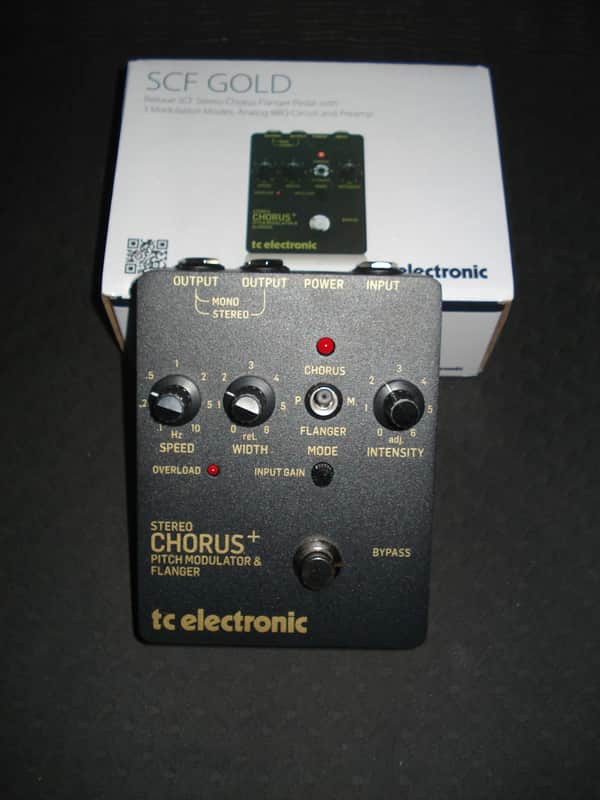 TC Electronic SCF Gold Stereo Chorus + Pitch Modulator & Flanger Reissue