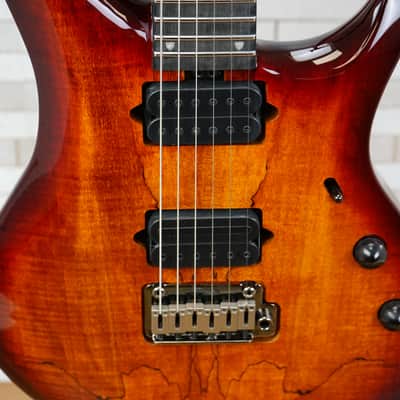 Sterling MAJ200X SM John Petrucci Signature - Blood Orange Burst image 5