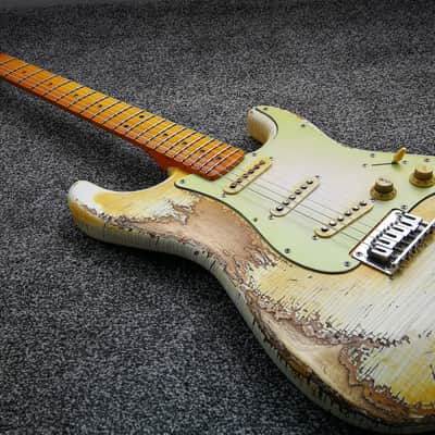 Vtt Relics Strat 50's - Blond Hardtail (with checking) image 12