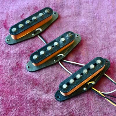 Vintage 1980 Fender Stratocaster Grey Bottom Strat Pickup Set - Incredible Tone 1979 image 1