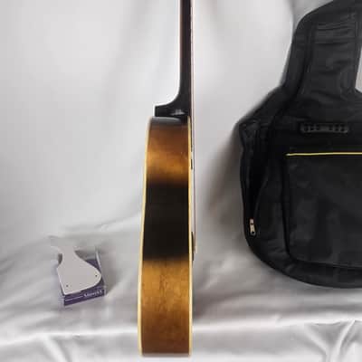 Silvertone Harmony 621 1965 - X-brace Conversion, Neck Reset, Bone Nut & Saddle, Seymour Duncan Maverick Soundhole Pickup image 12