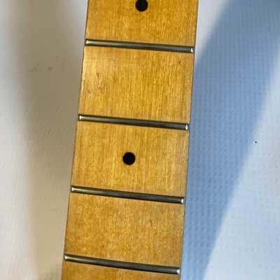 1985 Kramer USA Banana Maple Fretboard Guitar Neck Floyd Ready 22 Frets Dot Inlay w/ Neckplate (Non Scarf) Bild 11