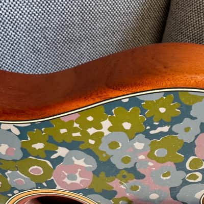 Fender FSR American Acoustasonic Telecaster Blue Flower image 8
