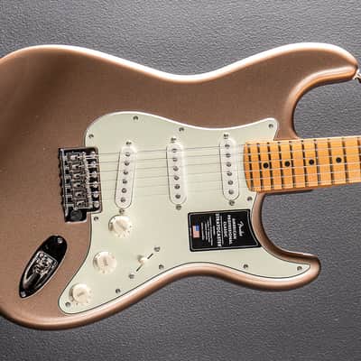 Fender American Professional Classic Stratocaster - Faded Firemist Gold w/Maple image 1