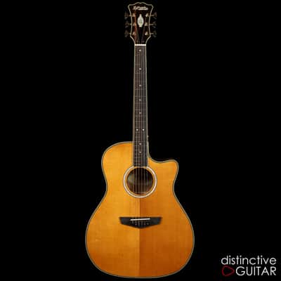 D'Angelico Excel Gramercy - Vintage Natural with Fishman Preamp image 4