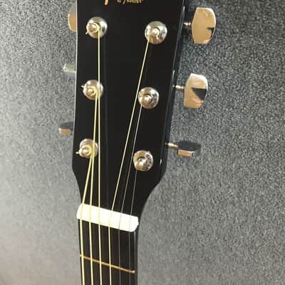 Squier by Fender SA-105CE Acoustic-Electric Guitar Black SA105 Pickup Fishman Preamp EQ Tuner image 4