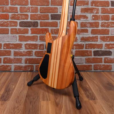 Jackson USA Custom Shop Concert Bass Masterbuilt by Mike Shannon & Pablo Santana Flame Maple Top Natural 2008 w/Hard Shell Case image 8