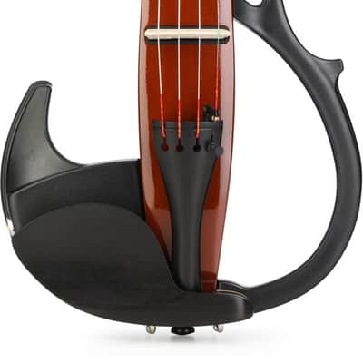 Yamaha Silent Series SV-200 Electric Violin - Brown image 1