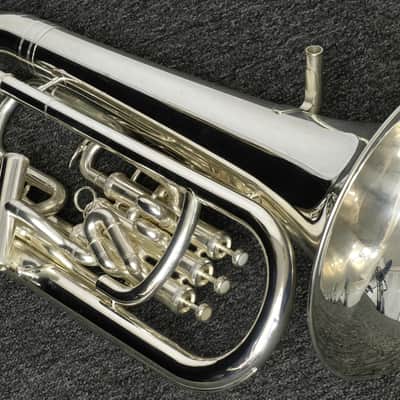 Mack Brass EU1150S 4-Valve Compensating Silver Euphonium image 2