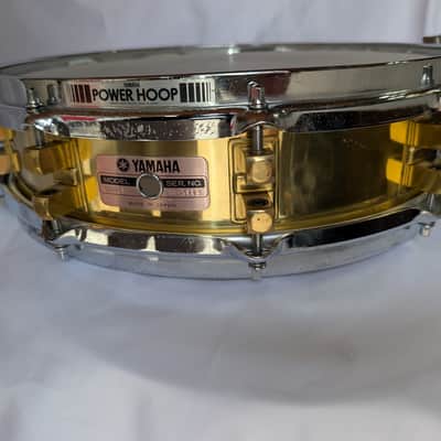 Yamaha SD-493 14x3.5" Brass Piccolo Snare Drum 1987-1996 - Brass image 4