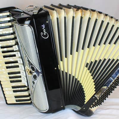 7736 - Black Capri Piano Accordion LM 41 120 image 1