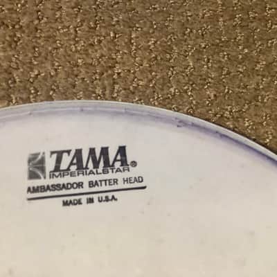 Tama Imperial star drum head 1987 Coated ambassador image 2