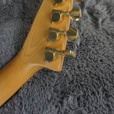 Tokai Floyd Rose - Purple Fade Sharkfin Guitar HSS L. White Pickups image 18