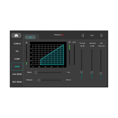 Proel Digipad8 Digital Mixer with Motorised Faders image 8