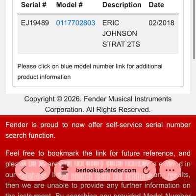 Fender Eric Johnson Stratocaster Maple Fingerboard 2018 - 2 Color Sunburst image 25