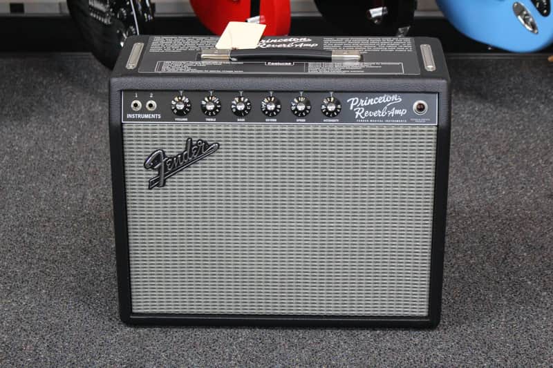Fender '65 Princeton Reverb Reissue 12-Watt 1x10" Guitar Combo 2008 - Present - Black image 1
