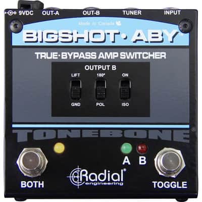 Radial Engineering BigShot ABY True-Bypass Amplifier Switcher with Tuner Out and LED Lights image 2