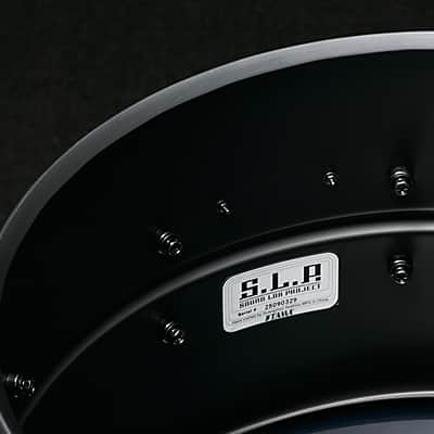 Tama 8x14 S.L.P. Series Big Black Steel Snare Drum image 2